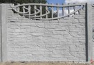 płyta betonowa pod siatkę panel Łask Łódzkie podmurówka 25cm - 6