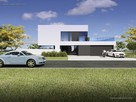 Nowoczesny dom z płaskim dachem Projekt energooszczędny - 2