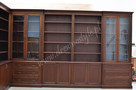 Zabudowy Biblioteczne Regły na wymiar MAHONIOWE - 3