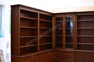 Zabudowy Biblioteczne Regły na wymiar MAHONIOWE - 4