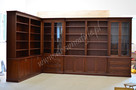 Zabudowy Biblioteczne Regły na wymiar MAHONIOWE - 11