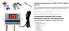 Regulator temperatury od -50°C +110°C XH-W3001 230V AC - 2
