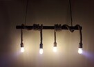 Lampa BAMBOO z liny jutowej 4xE27 handmade - 1