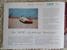 Austin Healey 100-6 six Prospekt, folder. - 3