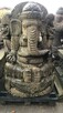 Ganesha H155cm rzeźba z kamienia lawy - Uosabia witalność i - 8