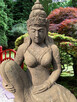 Ganesha H125cm rzeźba z kamienia lawy - Uosabia witalność i - 13