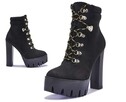 40 Truffle High heels 14cm czarny zamsz stopa 26cm - 6