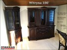 Stylowy Komplet Włoski Witryna180 i Narożnik Bursztyn Bekas - 2