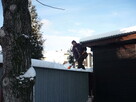 Pomoc przy odśnieżaniu sniegu z dachy garaże wiaty - 2
