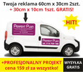 Reklama magnetyczna na samochód / Magnesy na auto / Projekt - 2