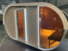 SAUNA FIŃSKA OGRODOWA BECZKA OWALNA LUKSUSOWA - 3