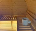 SAUNA FIŃSKA OGRODOWA BECZKA OWALNA LUKSUSOWA - 9