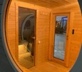 SAUNA FIŃSKA OGRODOWA BECZKA OWALNA LUKSUSOWA - 10