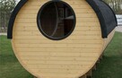 SAUNA beczka ogrodowa Z WEJŚCIEM BOCZNYM Ø2.2m x 6,0 m - 6