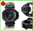 Zegarek Survival Military G3 KongBo YUZEX gwizdek, kompas, k - 2
