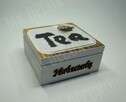 HERBACIARKA, pudełko na herbatę 4 przegrody TEA - 1