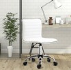 Fotel fryzjerski krzesło salonowe obrotowe z oparciem z regu - 1