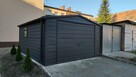 Garaż blaszany 4x5, dwuspadowy, Antracyt, SZYBKA REALIZACJA - 11