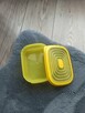 Tupperware żółty pojemnik z elastyczną pokrywką * 850 ml - 1