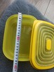 Tupperware żółty pojemnik z elastyczną pokrywką * 850 ml - 4