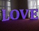 Napis Miłość, napis Love - 4