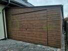 Garaż drewnopodobny, blaszany, akrylowy - PRODUKCJA - 2