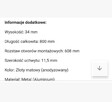Uchwyty meblowe złoty mat długie 4 sztuki nowe - 2