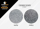 Suchy Piasek Granitowy Fuga Kostki Zasypka Ciemny Szary 0-5