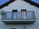 Balustrada, balkon, balkon z szyba grafitową - 2