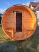 Sauna ogrodowa beczka