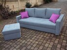 Sofa/kanapa+dostawiana pufa/narożnik/całość sprężyny bonell - 6