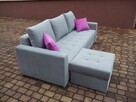 Sofa/kanapa+dostawiana pufa/narożnik/całość sprężyny bonell - 2