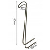 Haki Do Wędzenia RYB 18 cm Wędzarnicze INOX 5 sztuk - 3