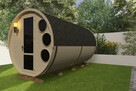 4M sauna beczkowa with Relax Room