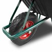 Taczka ogrodowa 100L 250kg misa PVC czarne koło PU - 3