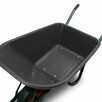 Taczka ogrodowa 100L 250kg misa PVC czarne koło PU - 4