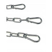 Ruszt 50 cm INOX Podwieszany Z Łańcuchem Do Grilla Trójnożnego - 7