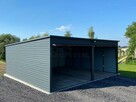 Garaż drewnopodobny z wnęką 7x5 złoty dąb jasny - 7