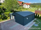 Garaż drewnopodobny z wnęką 7x5 złoty dąb jasny - 6