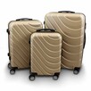 Zestaw walizek podróżnych Berwin bagaż M L XL champagne - 3