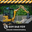 140 zł godzina pracy Usługi wynajem Minikoparka Koparka