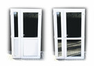 Drzwi 150x210 pcv nowe ciepłe - 1