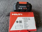 Zestaw Bateria Hilti B12/4.0 oraz ładowarka Nowe - 4