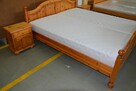 łóżko sosnowe z materacami i szafkami - komplet jak nowy - 3