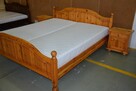 łóżko sosnowe z materacami i szafkami - komplet jak nowy - 2