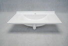 Umywalka wpuszczana w blat, prostokątna, 78x50 cm - 2