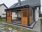 Zabudowy Tarasów Altany Wiaty Zadaszenia Ruchome Deseczki - 5