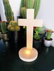 DREWNIANY krzyż ze świeczką, świecznik, 0317 - 10