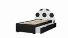 Łóżko dziecięce duża piłka - 90x200 czarny - 2