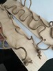 DREWNIANY oryginalny wieszak na butelki, 0229 - 8